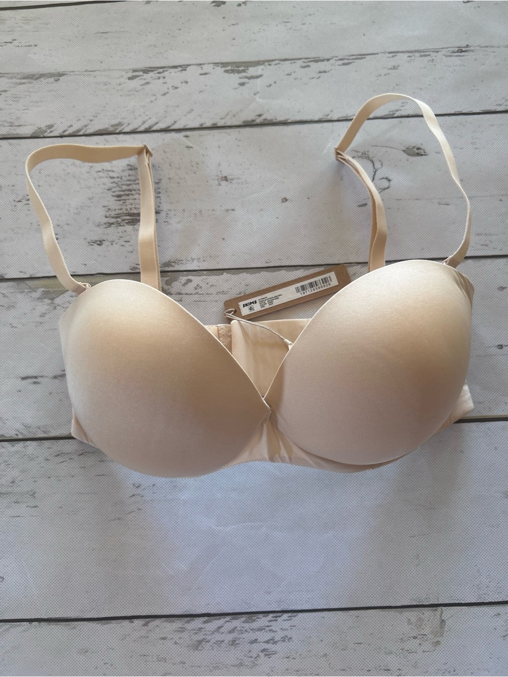 SKIMS 32DD Ultimate Push-up Strapless Bra - Sand